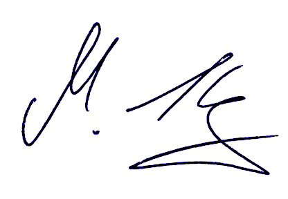 Unterschrift - MK